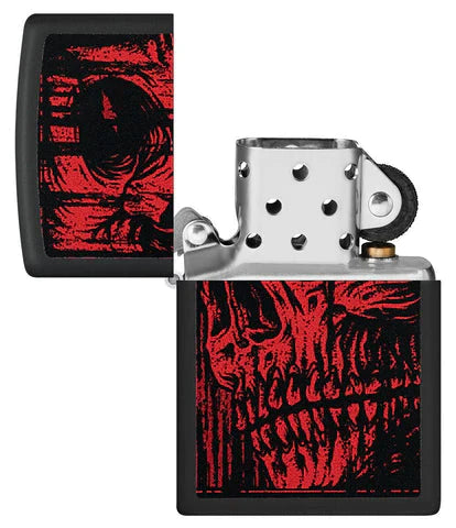 Zippo Red Skull Design - Kveikjari