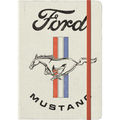 Notebook - Ford Mustang Horse & Stripe