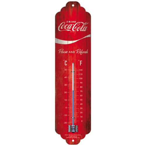 Coca-Cola - Logo Red Wave - Hitamælir