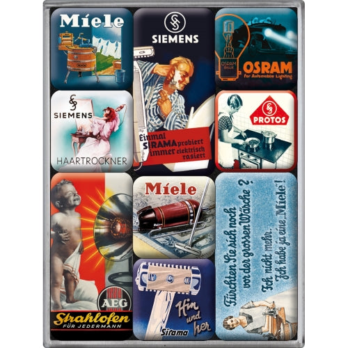 Klassísk vörumerki - Seglar-Sett