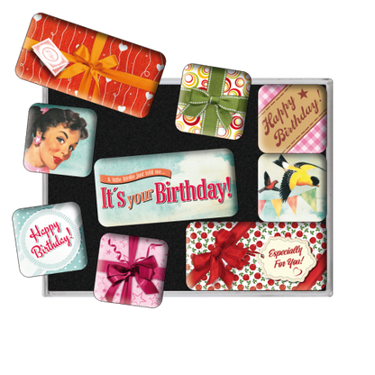 Say It 50´s Happy Birthday - Seglar-Sett