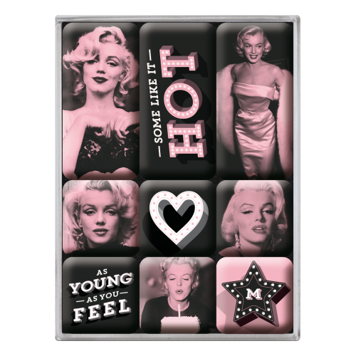 Marilyn - Some Like It Hot - Seglar-Sett