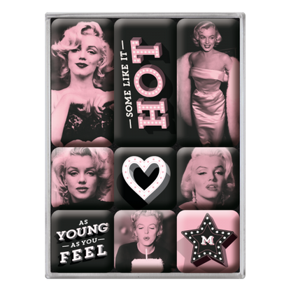 Marilyn - Some Like It Hot - Seglar-Sett