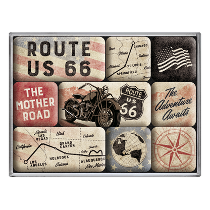 Route 66 Bike Map  - Seglar-Sett