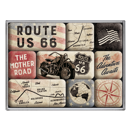 Route 66 Bike Map  - Seglar-Sett