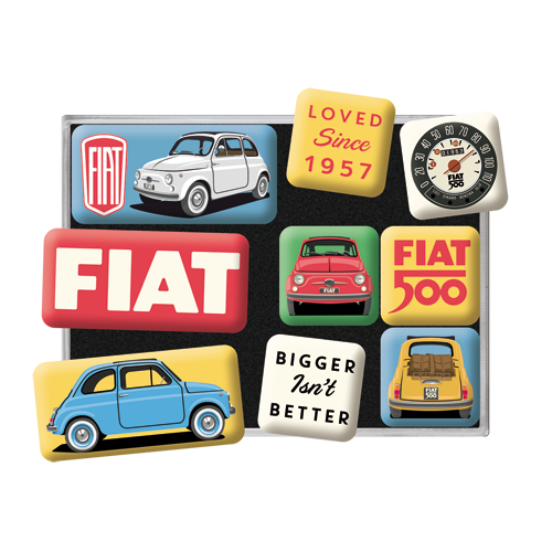 Fiat 500 - Loved Since 1957 - Seglar-Sett