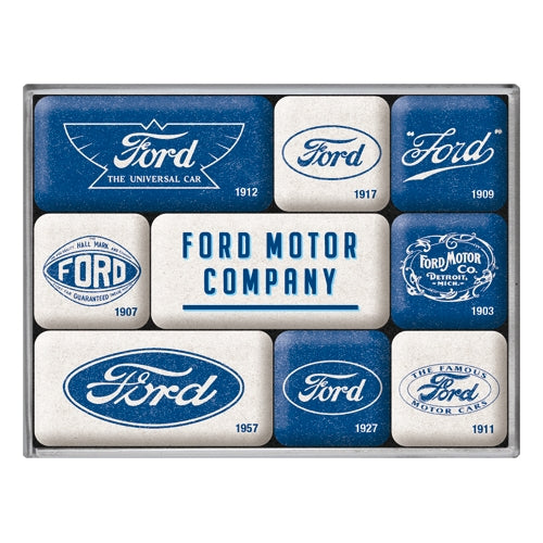 Ford - Logo Evolution - Seglar-Sett