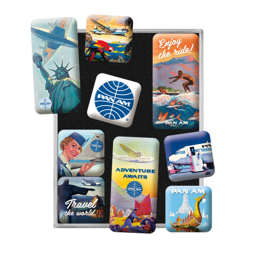 Pan Am - Travel The World Posters - Seglar-Sett