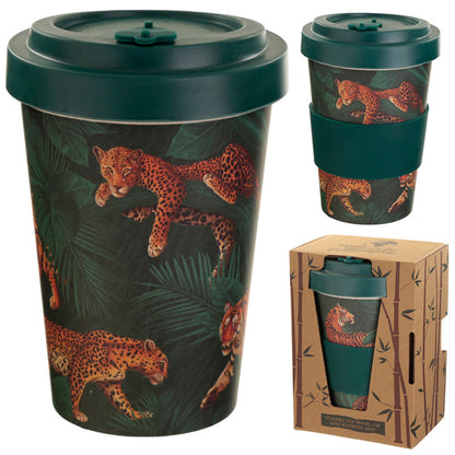 Spots & Stripes - bambus ferðabolli