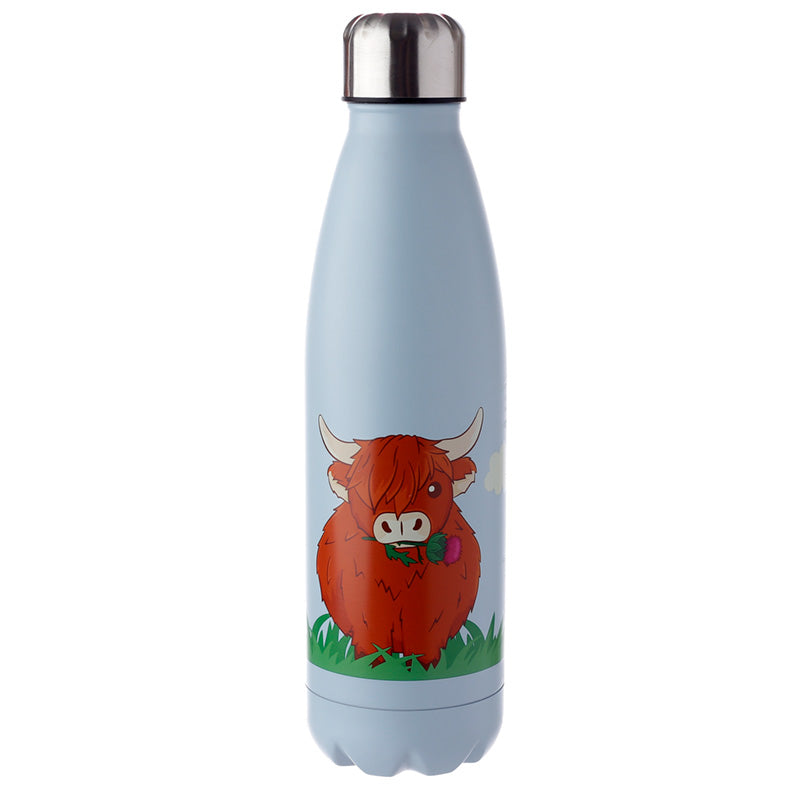 Highland Coo Cow - stálbrúsi