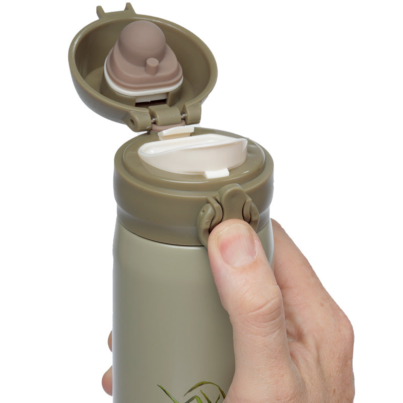 Kim Haskins - Kisa í blómapotti - stálbrúsi