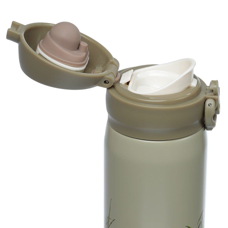 Kim Haskins - Kisa í blómapotti - stálbrúsi