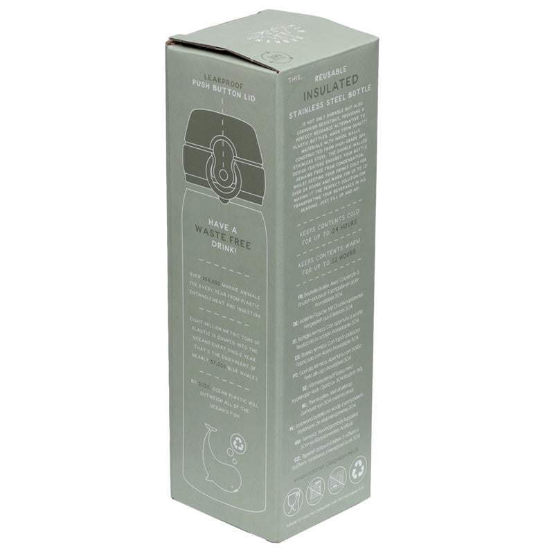 Kim Haskins - Kisa í blómapotti - stálbrúsi