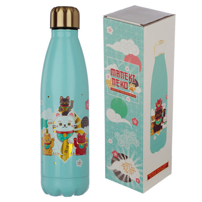 Maneki Neko Lucky Cat - stálbrúsi