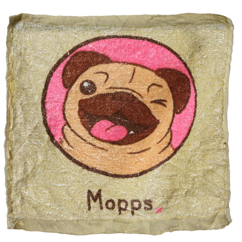 Mopps Pug - töfra þvottastykki