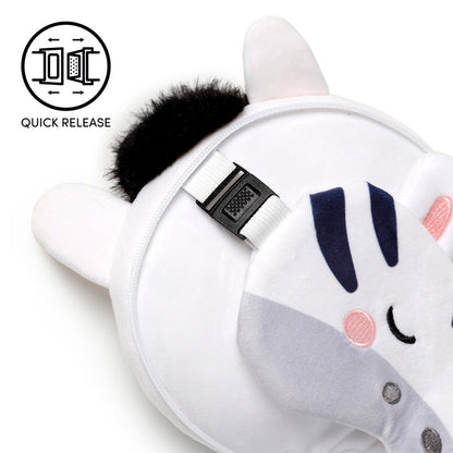 Relaxeazzz Adoramals Bali the Zebra - ferðapúði og augngríma