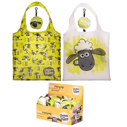 Shaun the Sheep innkaupapokar - samanbrjótanlegir