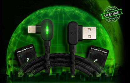 Titan Smart Cable hleðslusnúra - Type Apple Lightning 1,8m