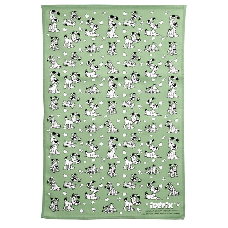 Asterix Tea Towels Idefix (Dogmatix) - uppþvottastykki 2 stk í pakka