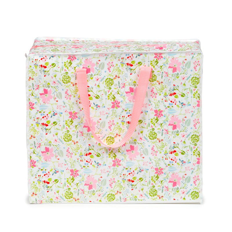 Pink Botanical - Stór fjölnota poki