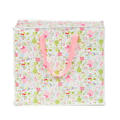 Pink Botanical - Stór fjölnota poki