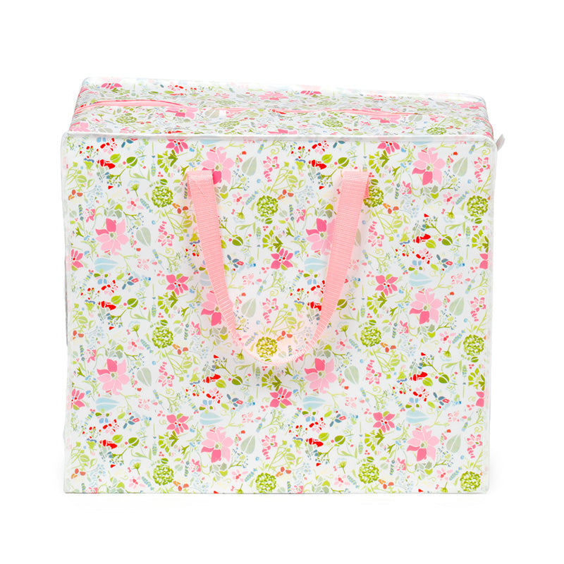 Pink Botanical - Stór fjölnota poki