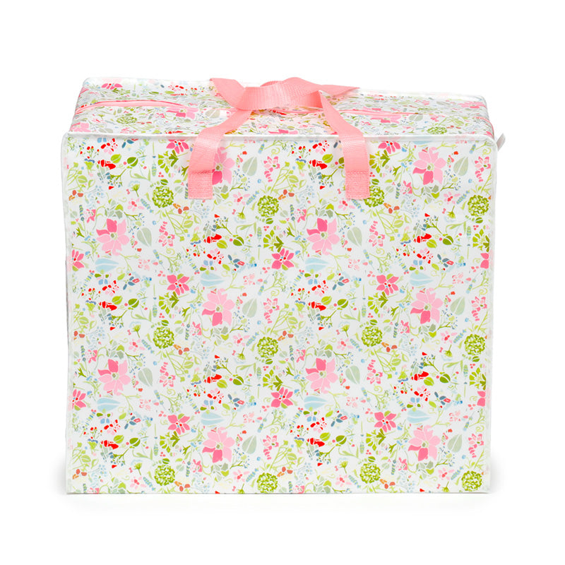 Pink Botanical - Stór fjölnota poki