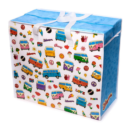 Volkswagen VW T1 Camper Bus / Retro - Stór fjölnota poki