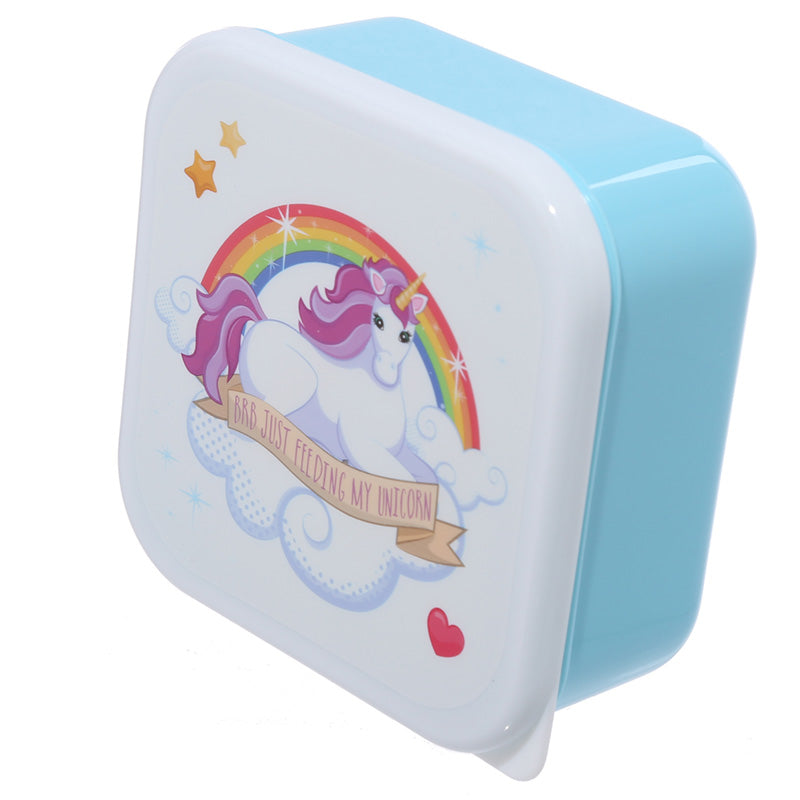 Enchanted Rainbows Unicorn - sett með 3 nestisboxum