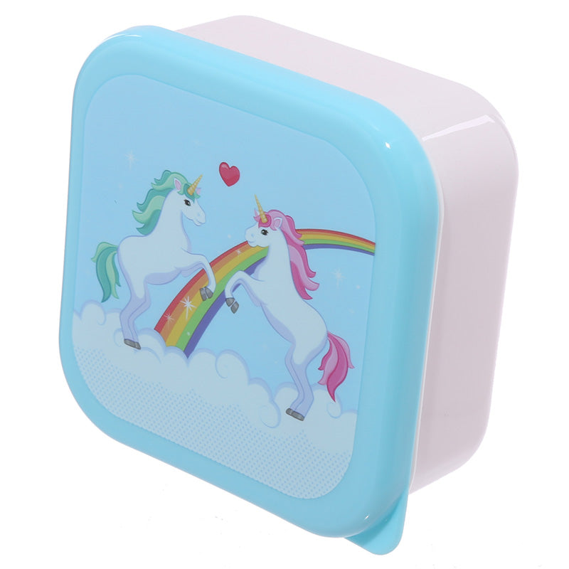 Enchanted Rainbows Unicorn - sett með 3 nestisboxum