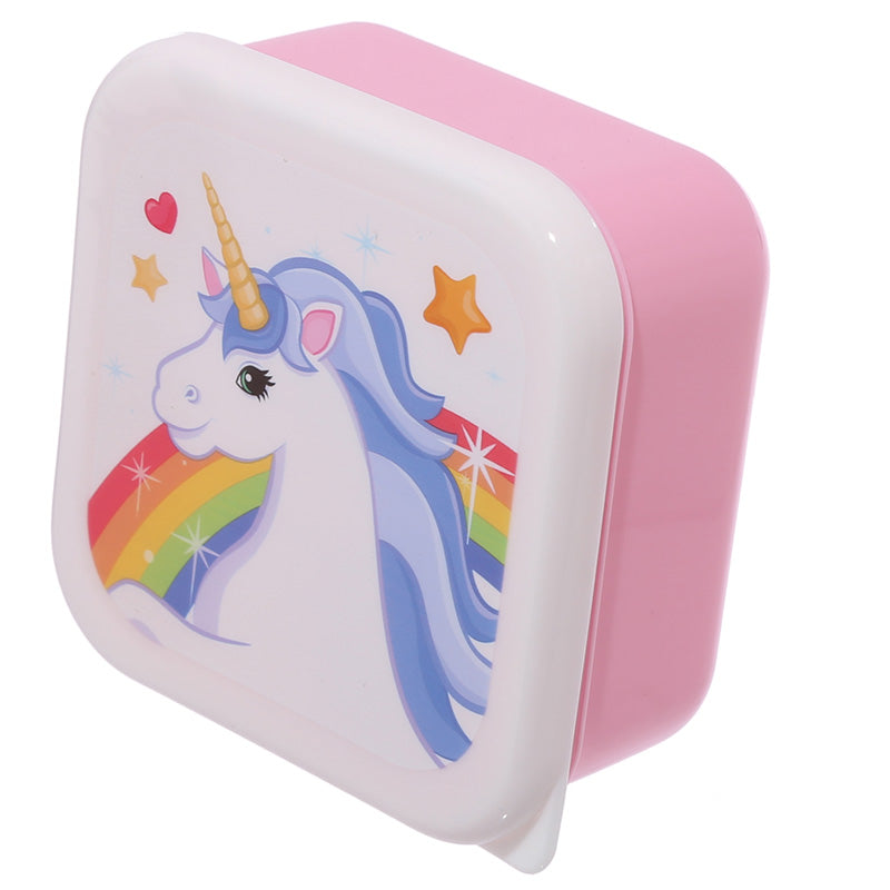 Enchanted Rainbows Unicorn - sett með 3 nestisboxum