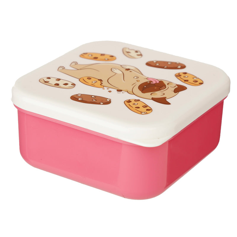 Mopps Pug - sett með 3 nestisboxum