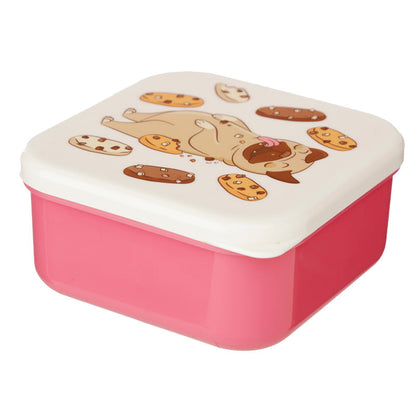 Mopps Pug - sett með 3 nestisboxum