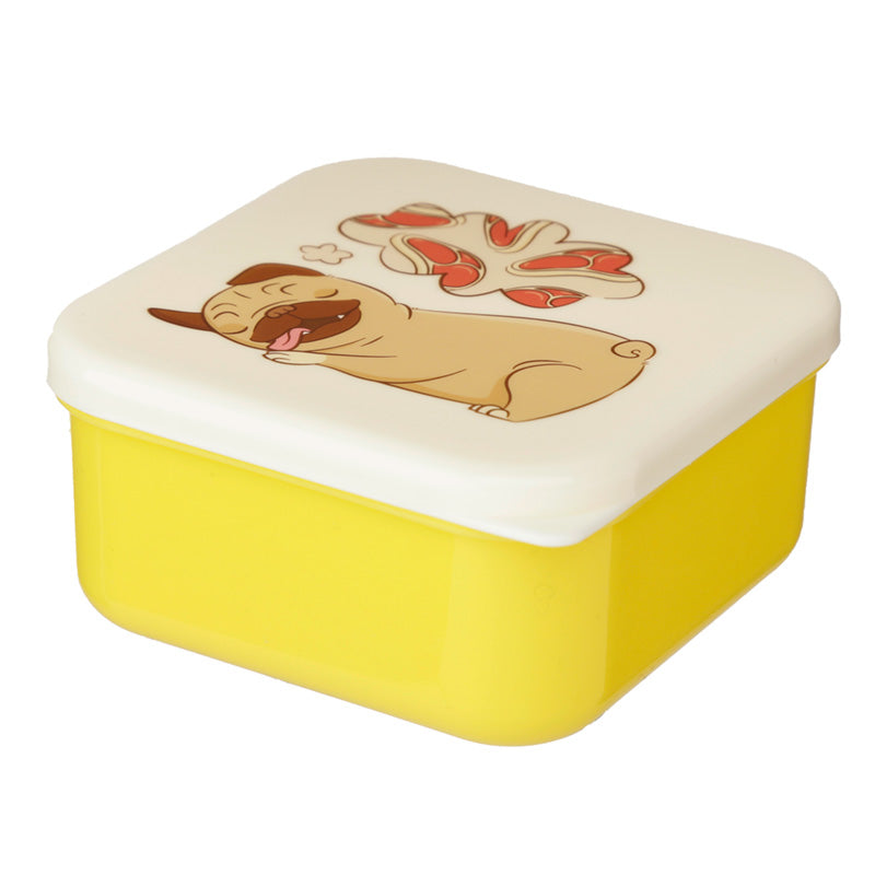 Mopps Pug - sett með 3 nestisboxum