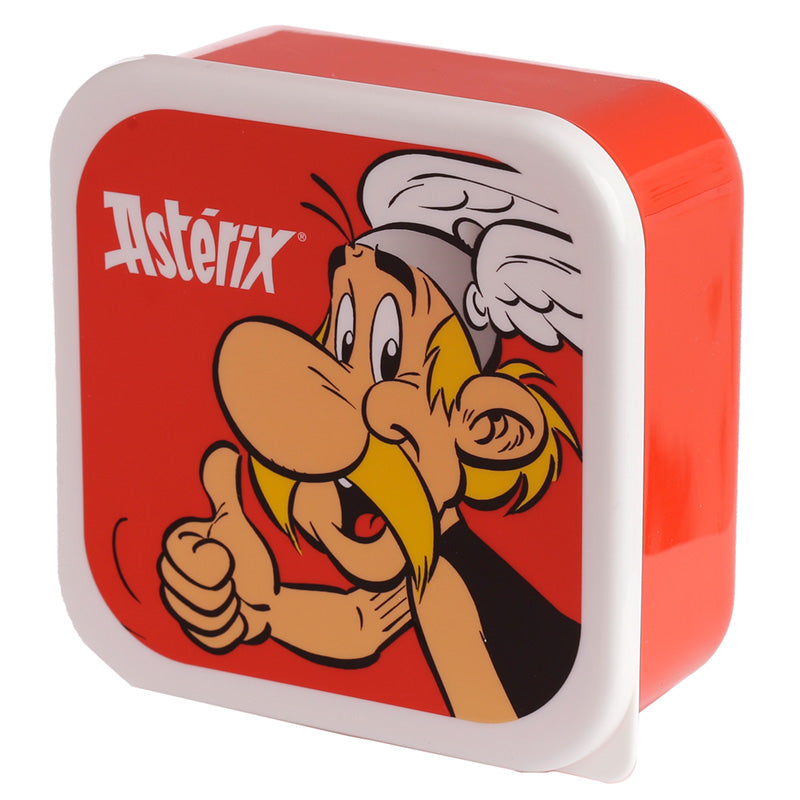 Asterix - sett með 3 nestisboxum