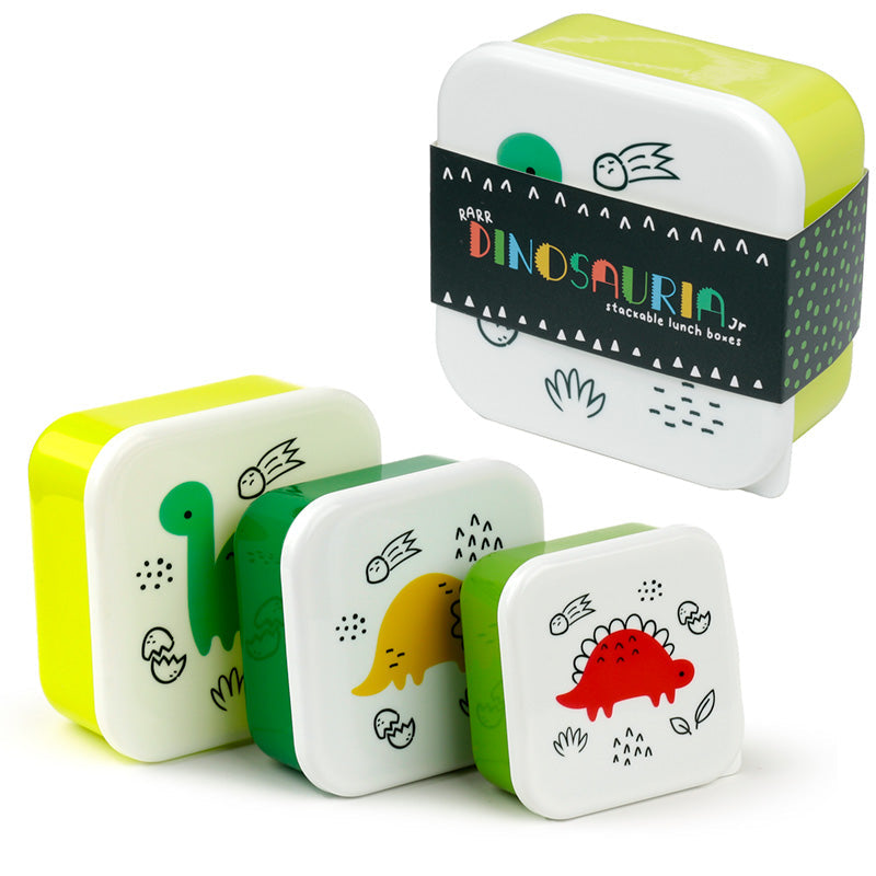 Dinosauria JR - sett með 3 nestisboxum