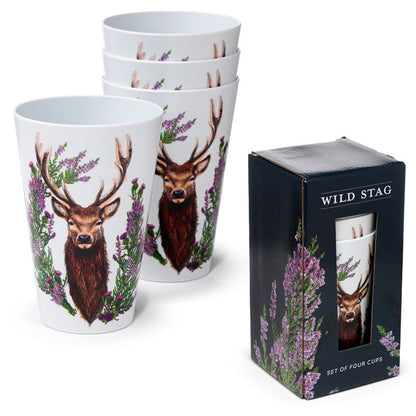 Wild Stag - sett af glösum