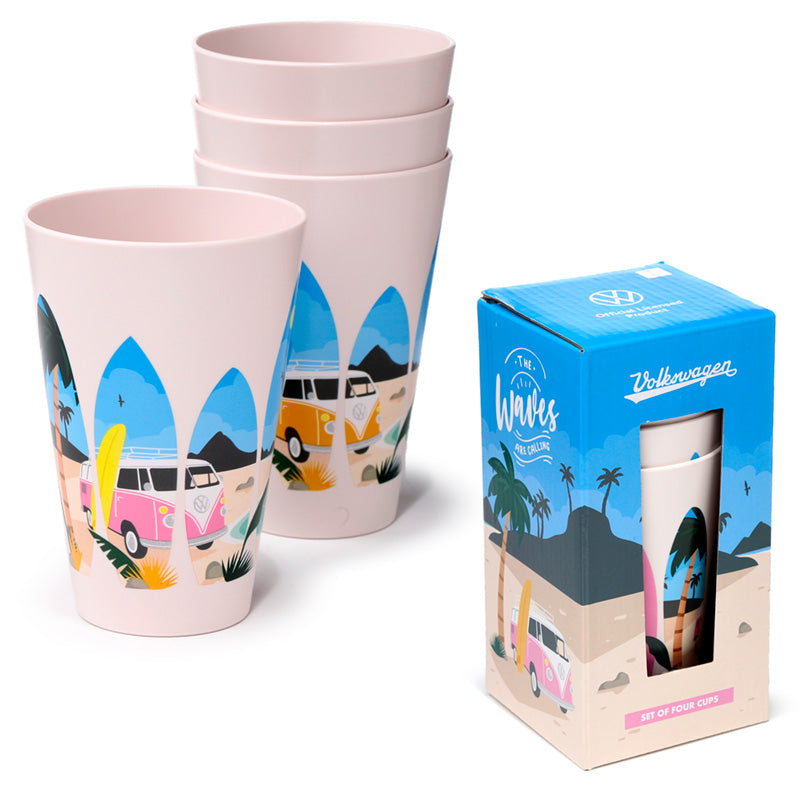 Volkswagen VW T1 Camper Bus - sett af glösum