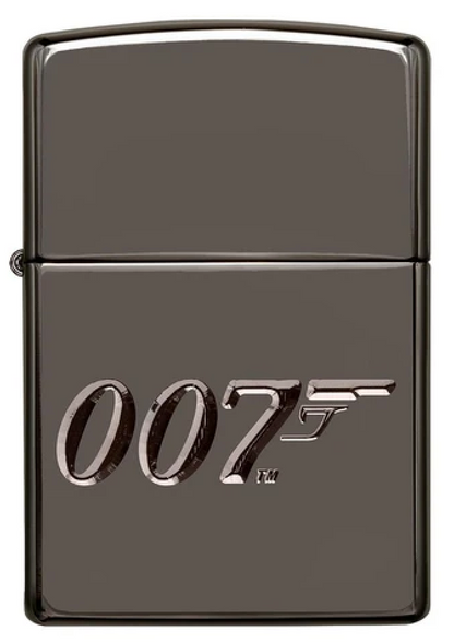 Zippo James Bond 007 High Polish Black Ice - Kveikjari