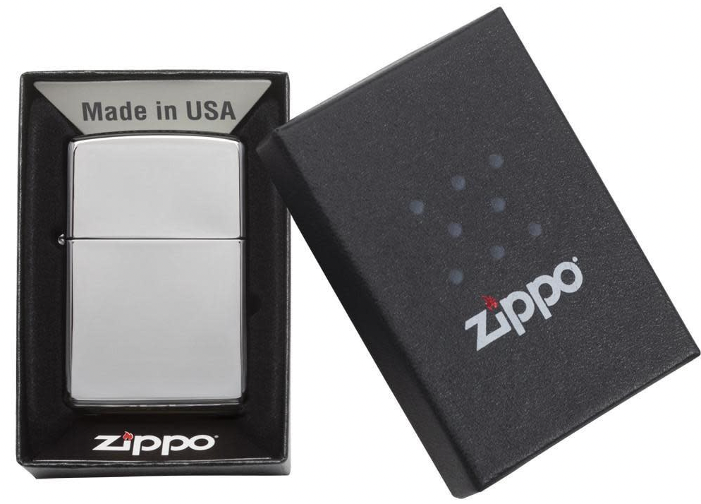 Zippo High Polish Chrome - Kveikjari