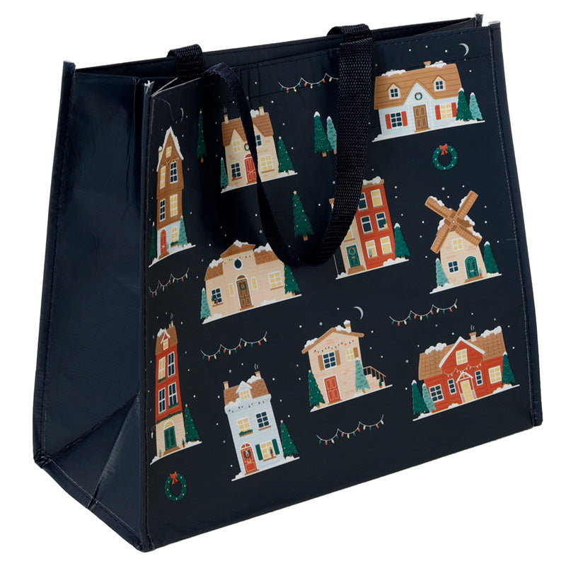 Christmas Houses - opinn fjölnota poki