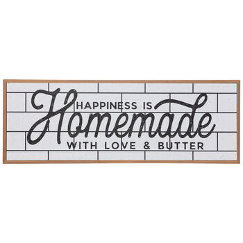 Happiness is Homemade - viðarskilti