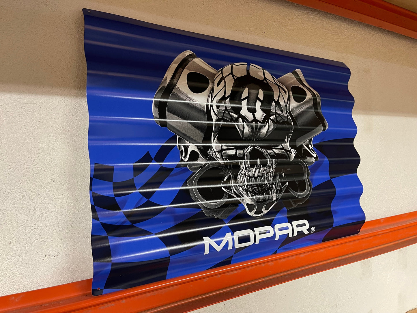 Mopar Skull - Bárujárnsskilti