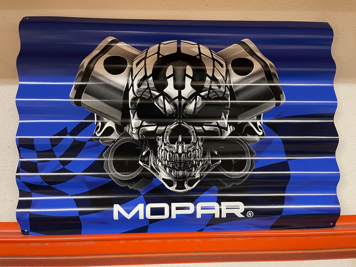 Mopar Skull - Bárujárnsskilti
