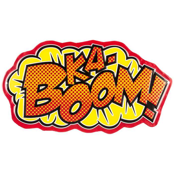 Ka BOOM - málmskilti