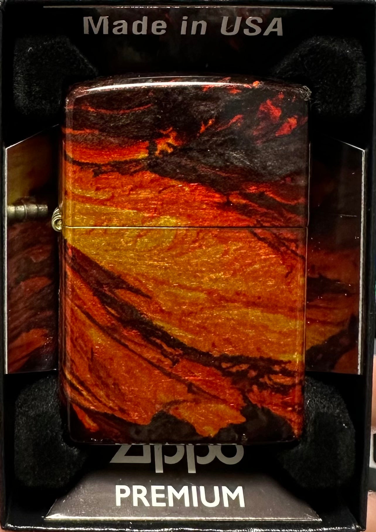 Zippo Lava flow design - Kveikjari